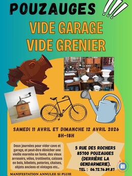 Image Vide garage vide grenier Pouzauges (photo 1)