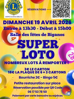 Image Super loto du lions club le delta (photo 1)