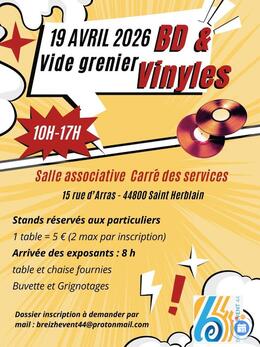 Image Vide grenier Spécial BD et Vinyles (photo 1)