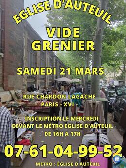 Image Vide grenier eglise d'auteuil (photo 1)