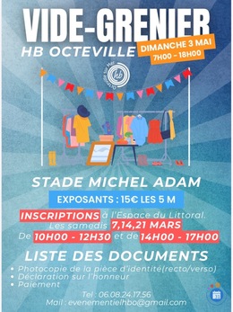 Image Vide grenier du Handball Octeville sur Mer (photo 1)