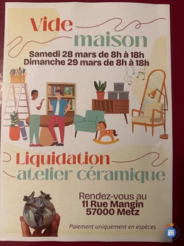 Image Vide maison et liquidation atelier céramique (photo 1)