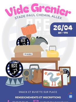 Image Vide Grenier de l'ACE FOOTBALL CLUB (photo 1)