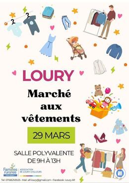 Image Marché aux vêtements adultes, enfants, jouets, puériculture (photo 1)