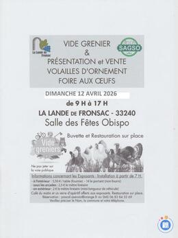 Image Vide grenier de la sagso avec volailles (photo 1)