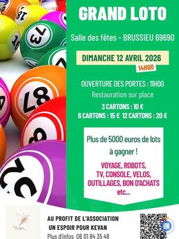 Image Grand LOTO Un espoir pour Kevan (photo 1)