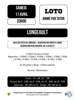 Image Loto Longeault - Animé par Totor (photo 1)