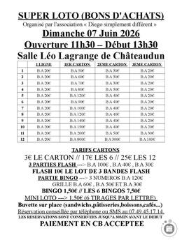 Image Super loto de l'association diego simplement différent (photo 1)