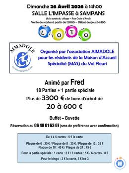 Image Loto de l’association AIMADOLE (photo 1)