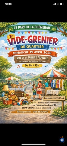 Image Vide grenier du quartier : Le Parc de la Chêneraie (photo 1)
