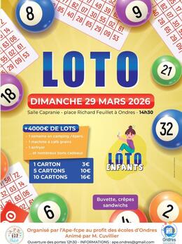 Image Loto de l'ape-fcpe d'Ondres (photo 1)
