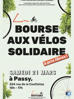 Image Bourse aux vélos solidaire BECYCLABLE (photo 1)
