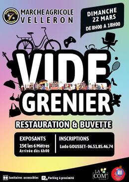 Image Vide grenier du Sport Olympique Velleronnais (photo 1)