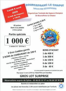 Image Loto des Pompiers de Bourcefranc (photo 1)