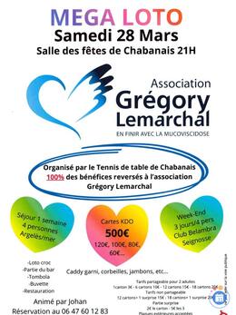 Image Loto solidaire au profit de l'association Grégory Lemarchal (photo 1)