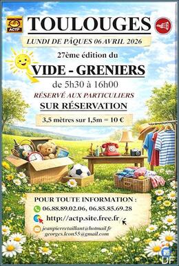 Image Vide greniers du lundi de paques 6 avril 2026 (photo 1)