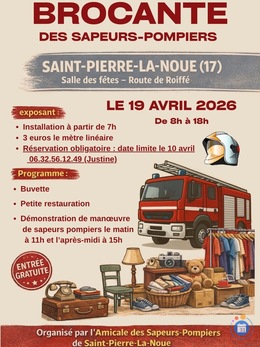 Image Brocante des sapeurs pompiers de St Pierre La Noue (photo 1)