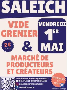 Image Vide grenier et marché de producteurs - créateurs SALEICH (photo 1)