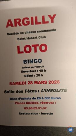 Image Super loto de la société de chasse (photo 1)