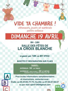 Image Vide ta chambre organisé par l'APE RPI 47340 (photo 1)