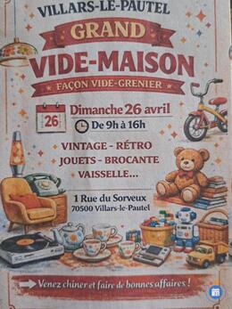 Image Vide grenier vintage retro vaisselle jouets vêtements brocan (photo 1)