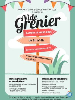 Image vide grenier de l'école Mistral (photo 1)