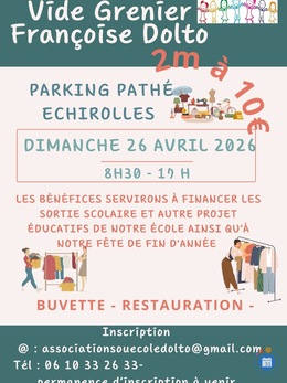 Image Vide Grenier de École Françoise Dolto (photo 1)