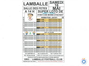 Image loto org : LFC LAMBALLE animé par JACKY (photo 1)