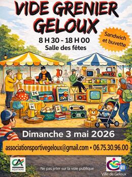 Image Vide grenier de l'Association Sportive de Geloux (photo 1)