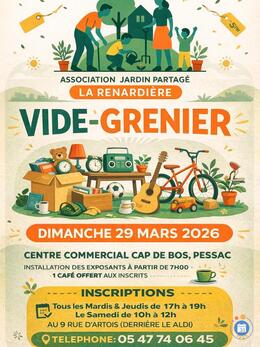 Image Vide grenier association jardin partage la renardiere (photo 1)