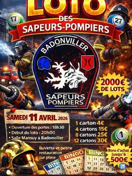 Image Loto des Sapeurs-Pompiers de Badonviller (photo 1)