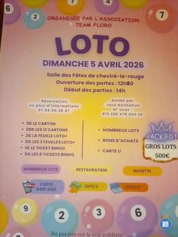 Image LOTO organise par la TEAM FLORO animé par JOCE ANIMATION (photo 1)