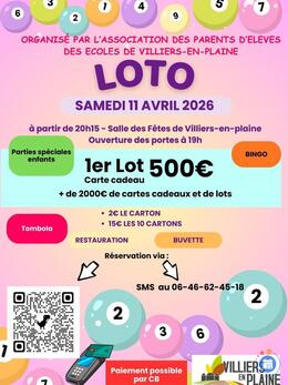 Image Loto de l'APE de Villiers-en-Plaine (photo 1)
