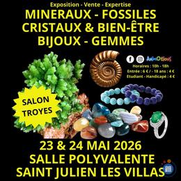 Image 2ème Salon Minéraux Fossiles Cristaux et Bijoux de Troyes (photo 1)