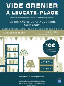 Image Vide grenier leucate plage (photo 1)