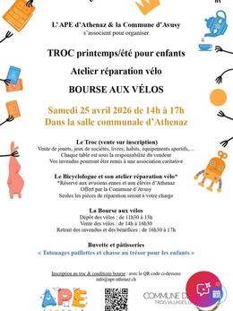 Image Troc printemps et été pour enfants et bourse aux vélos (photo 1)