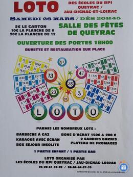 Image Loto des écoles de JAU-QUEYRAC (photo 1)
