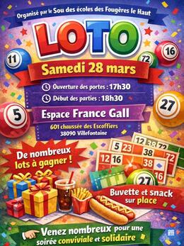 Image Loto du Sou des Ecoles des Fougères le Haut (photo 1)