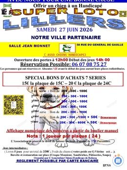 Image Loto ASSO chiens handicaps de ROBECQ (photo 1)