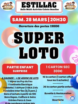 Image Super loto ape estillac (photo 1)