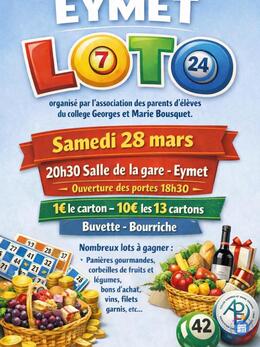 Image Loto de L'APE du collège Eymet (photo 1)