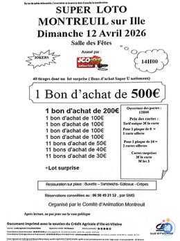Image Super loto Comité d' animation Montreuil avec JCO (photo 1)