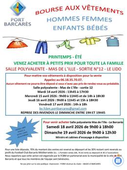 Image Bourse aux vêtements printemps été (photo 1)