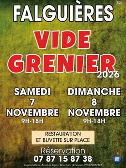 Image Vide Grenier salle des fêtes de FALGUIÈRES (photo 1)