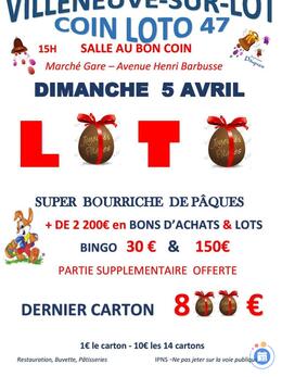 Image Super loto coin loto 47 special paques (photo 1)