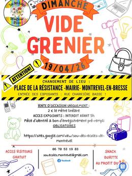 Image Vide-Grenier du Sou des écoles de Montrevel en Bresse (photo 1)
