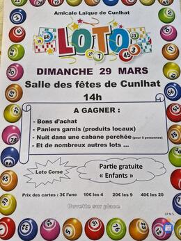 Image Loto Amicale Laïque Cunlhat (photo 1)