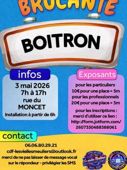 Image Brocante de Boitron restauration sûr place (photo 1)