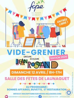 Image Vide grenier organisé par la FCPE de Jean Rostand (photo 1)