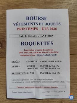 Image Bourse vêtements jouets et puériculture (photo 1)